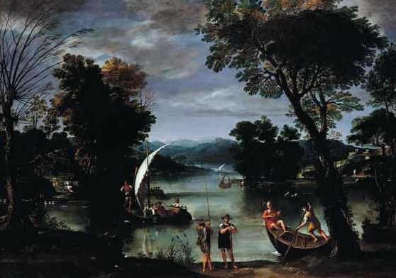 Landscape with a River and Boats